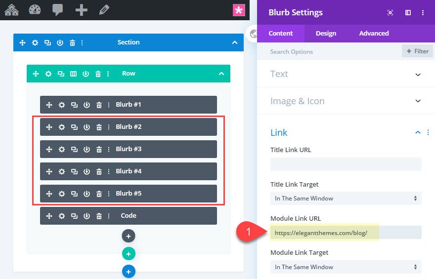 divi circular icon menu