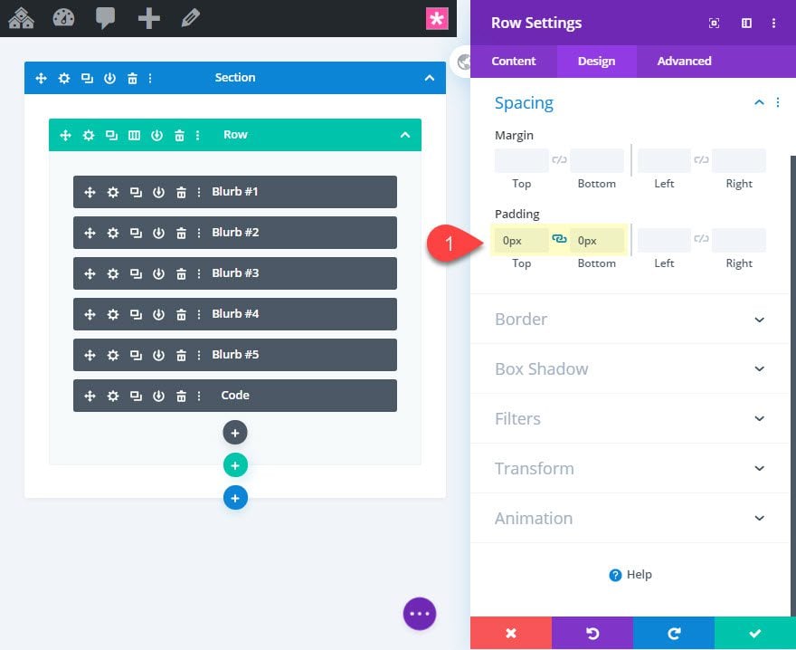 divi circular icon menu