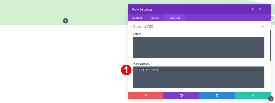 custom css for the 3 column row