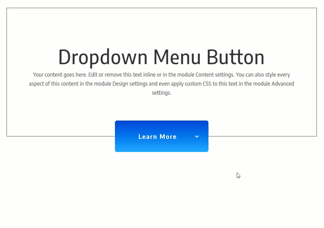 How to Create a Dropdown Menu Button Using Divi's Fullwidth Menu Module