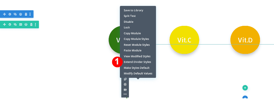 extending divider styles