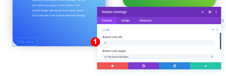 link in button