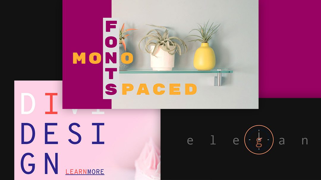 How to Create 3 Stunning Monospaced Font Designs in Divi