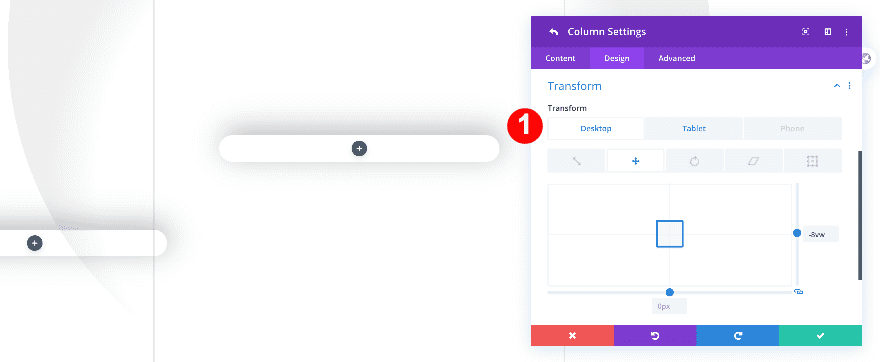 transforms translate column 2