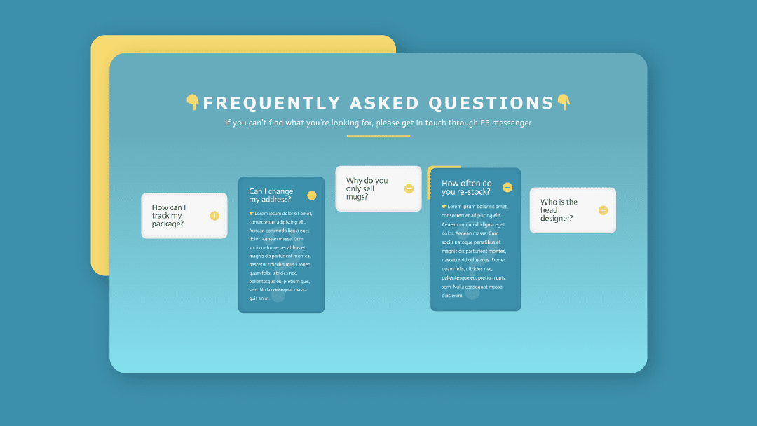 Creating Unique Column FAQ Designs with Divi