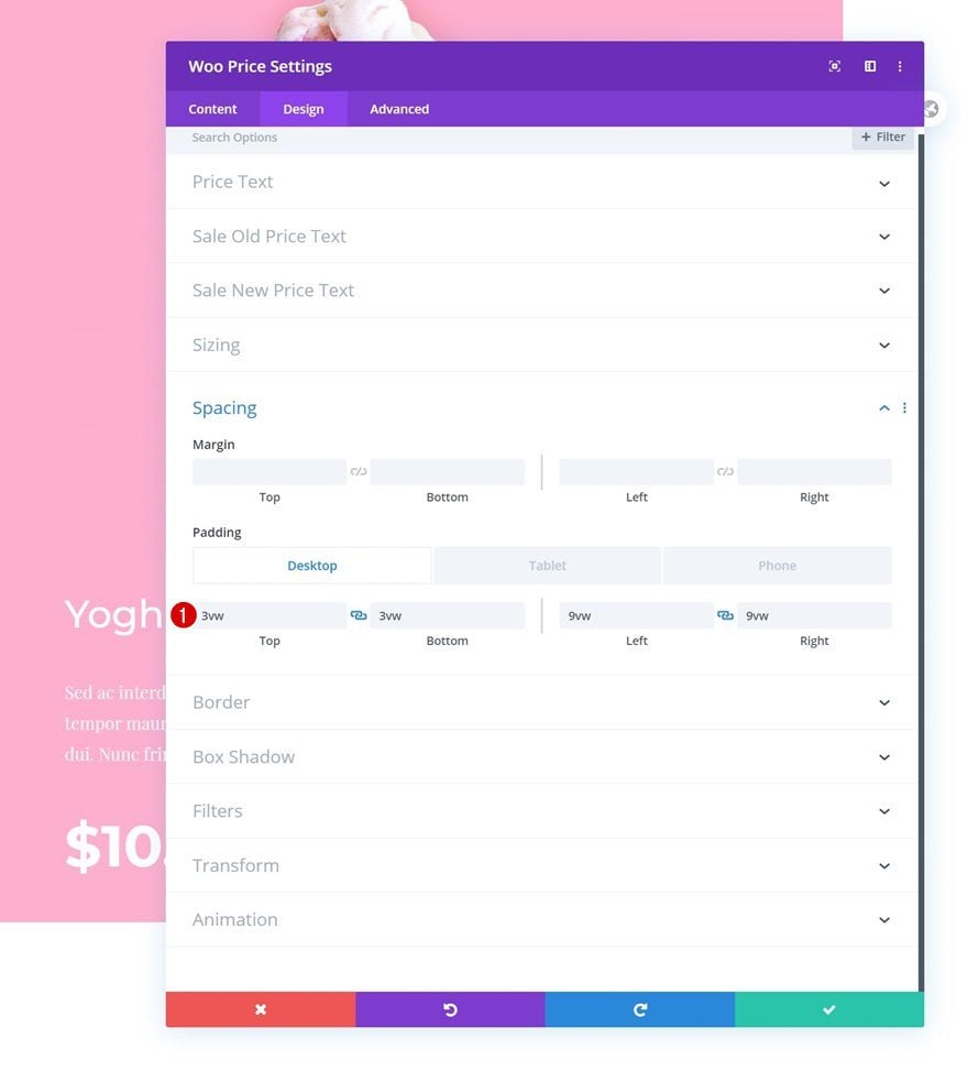 product grid