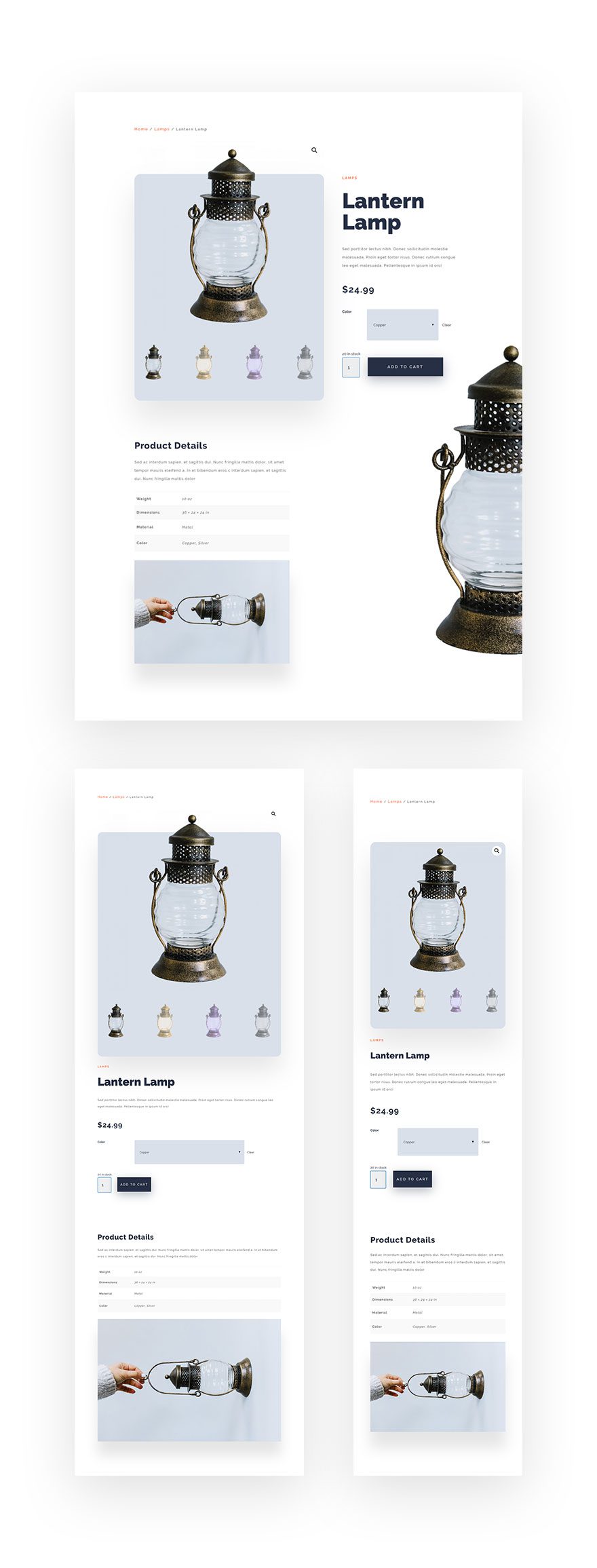 Minimal Product Page