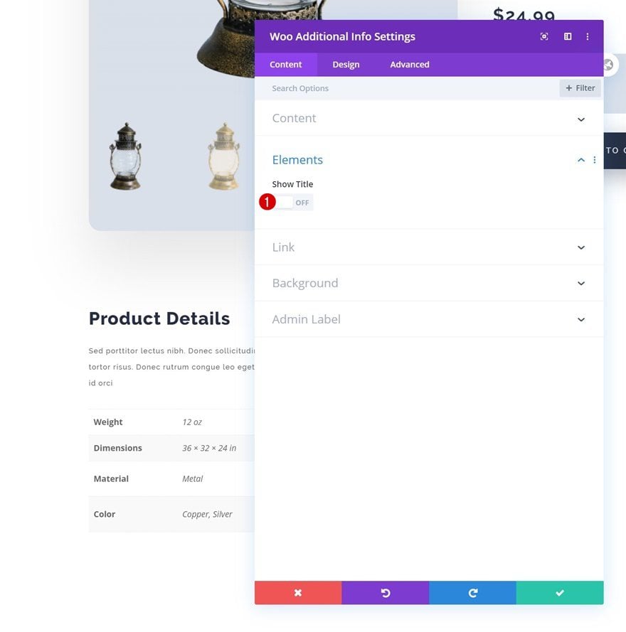 Minimal Product Page