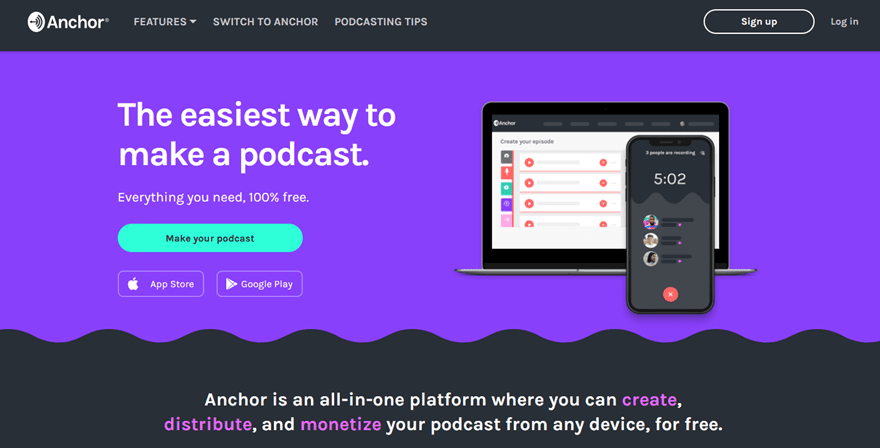 Anchor Podcasting