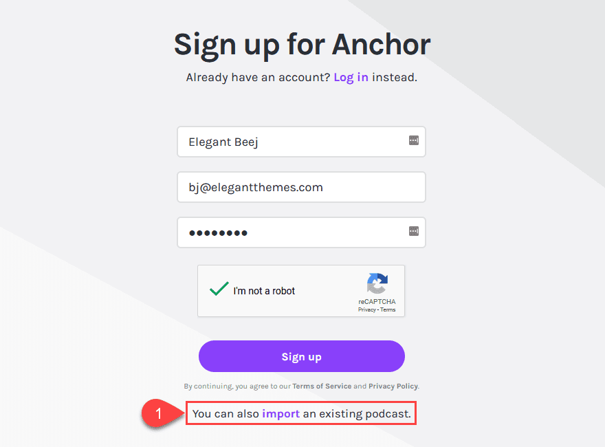 Anchor Podcasting