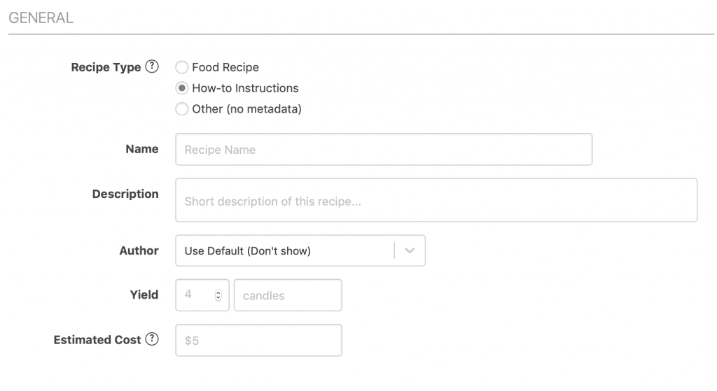 WP Recipe Maker