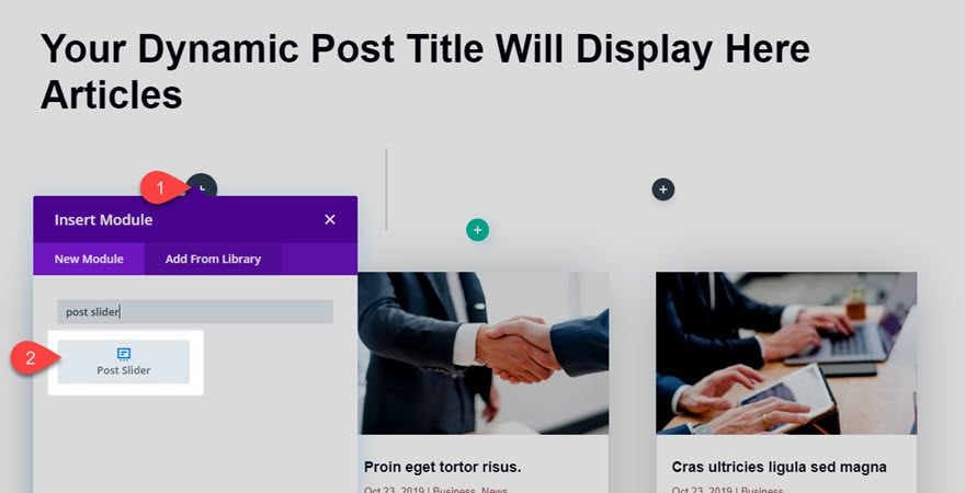 divi category page template