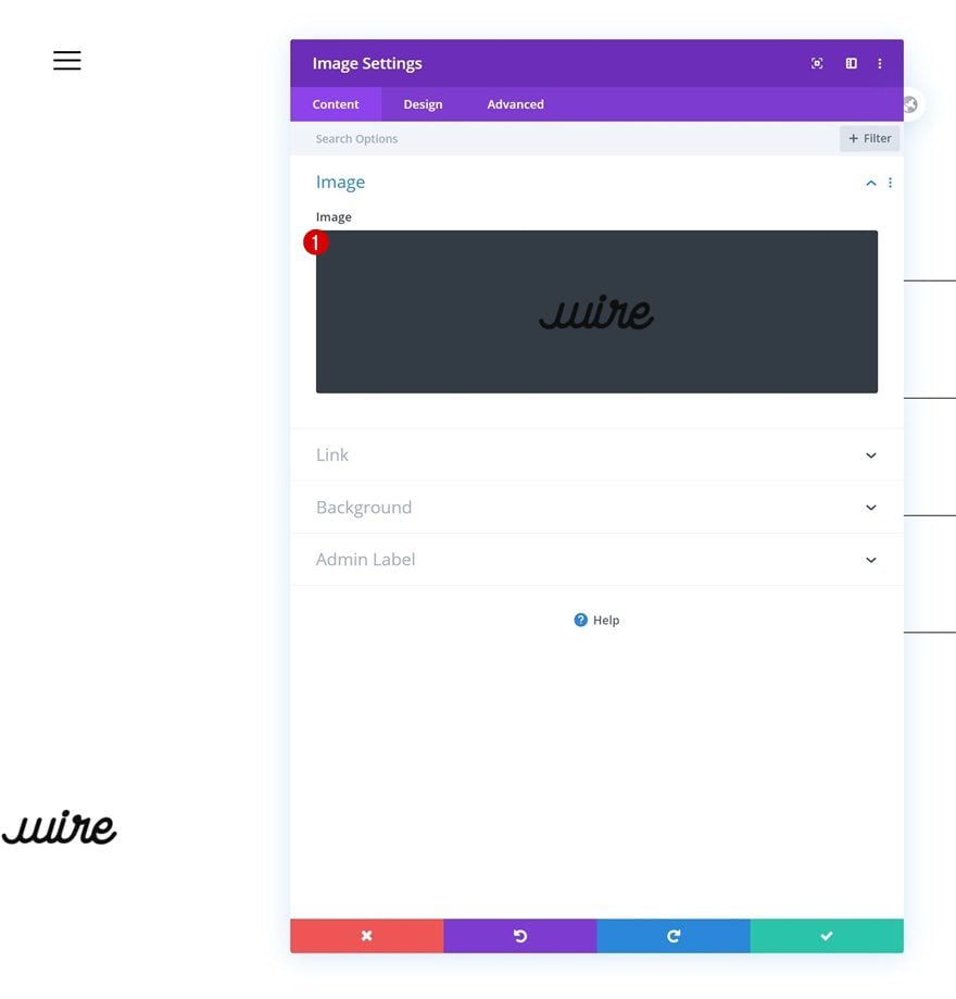 fullscreen global header