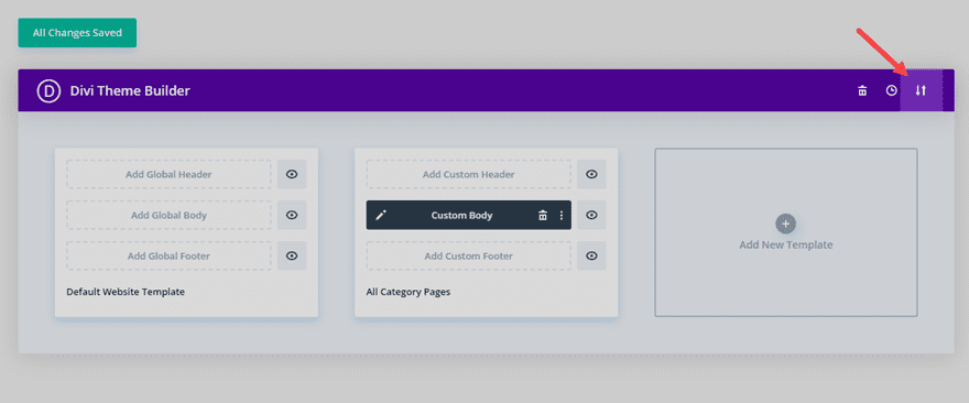 divi category page template