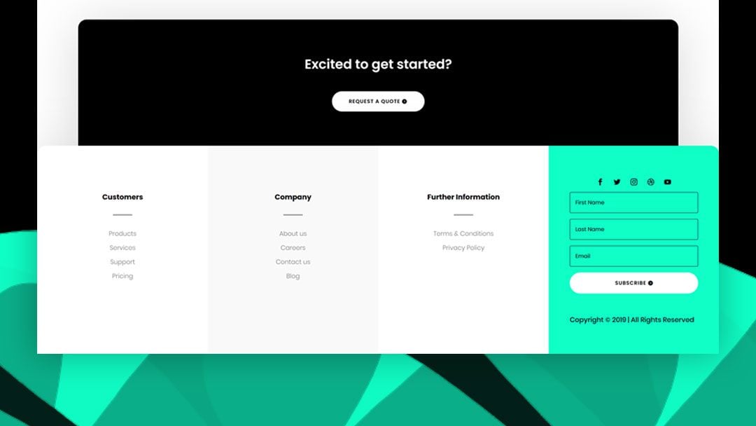 How to Create a Custom Footer with Divi’s Theme Builder