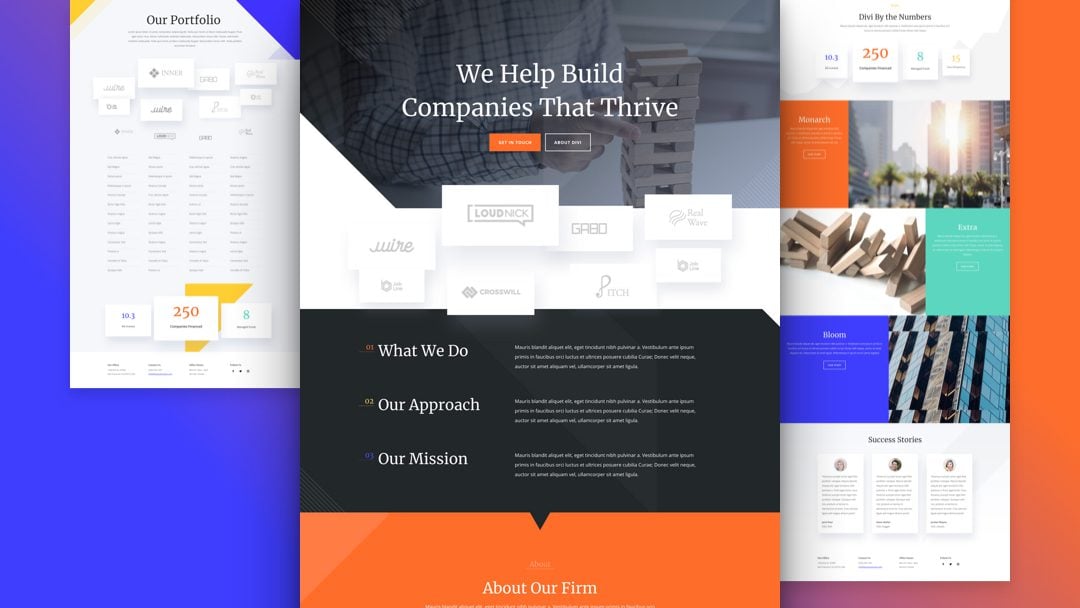 Get a FREE Venture Capital Firm Layout Pack