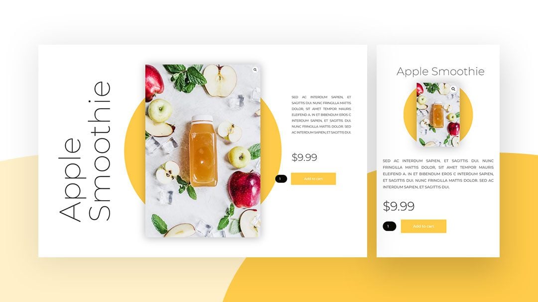 Download a Beautiful Fullscreen Product Page for Divi