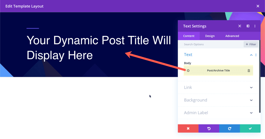 Divi Post Content Module