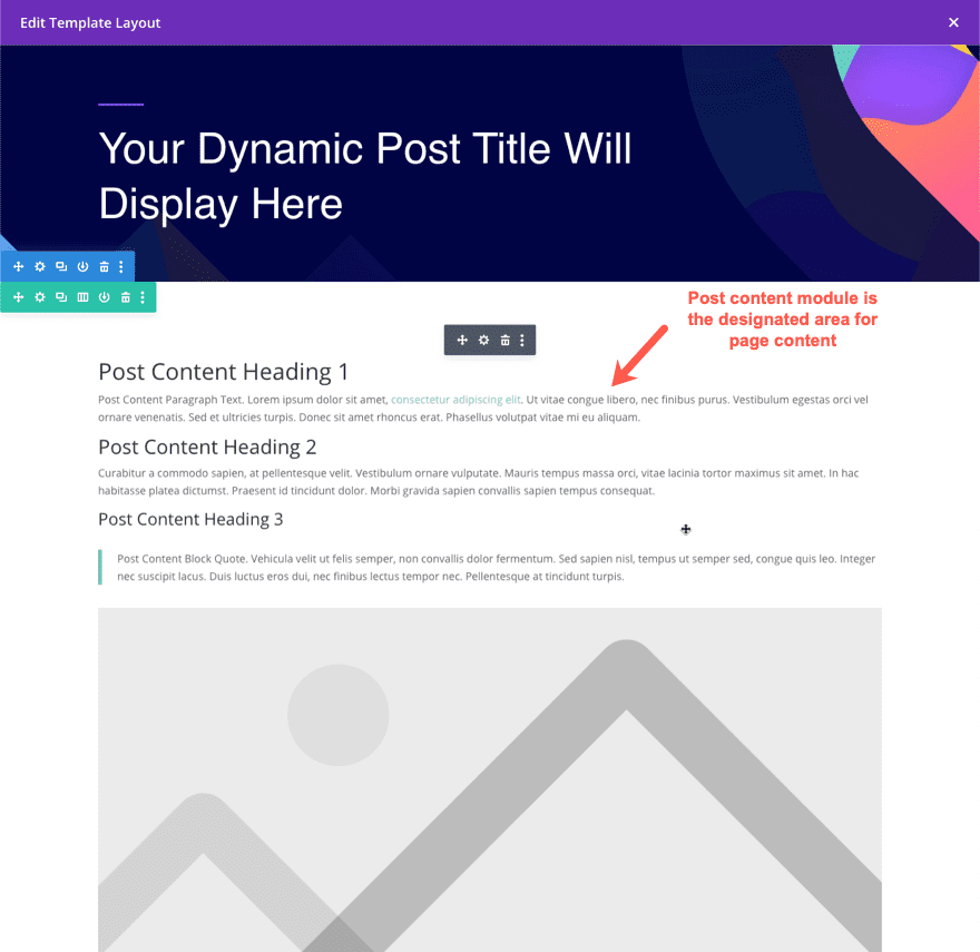 Divi Post Content Module