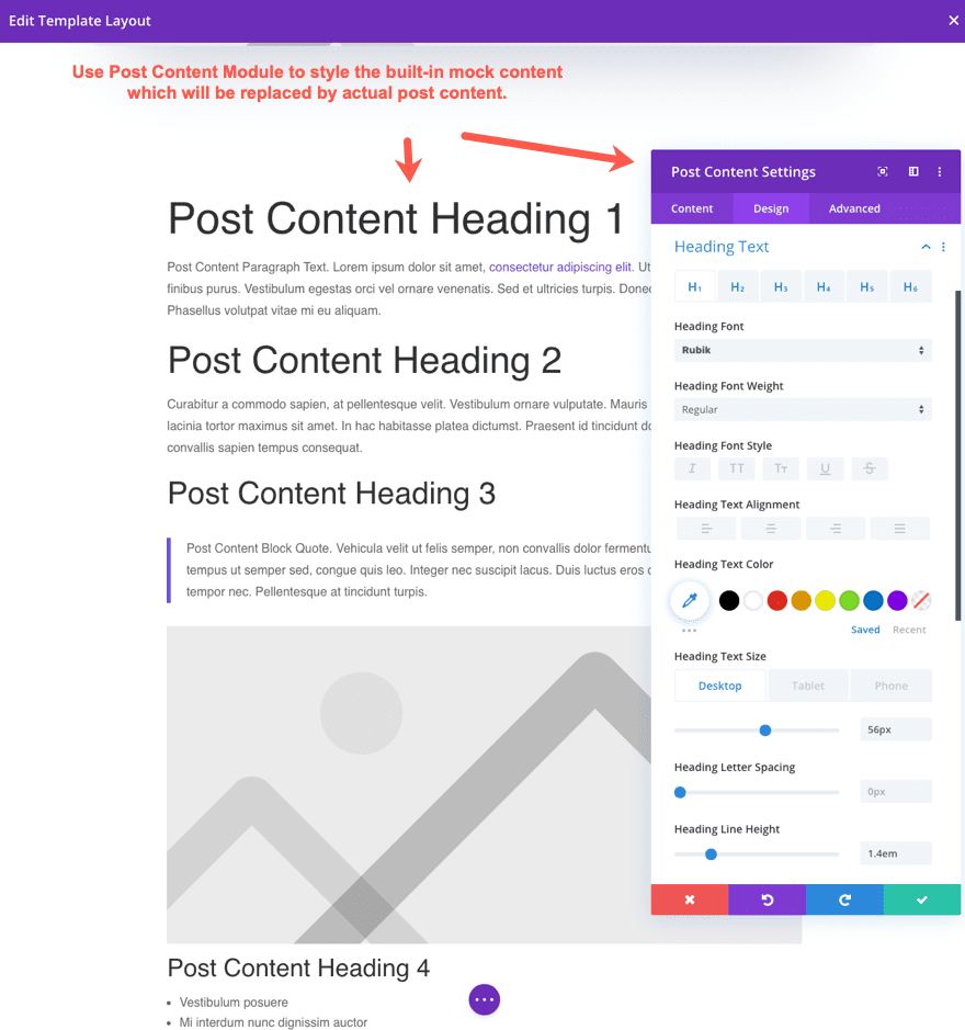 Divi Post Content Module