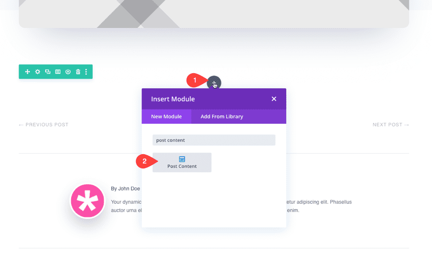 Divi Post Content Module