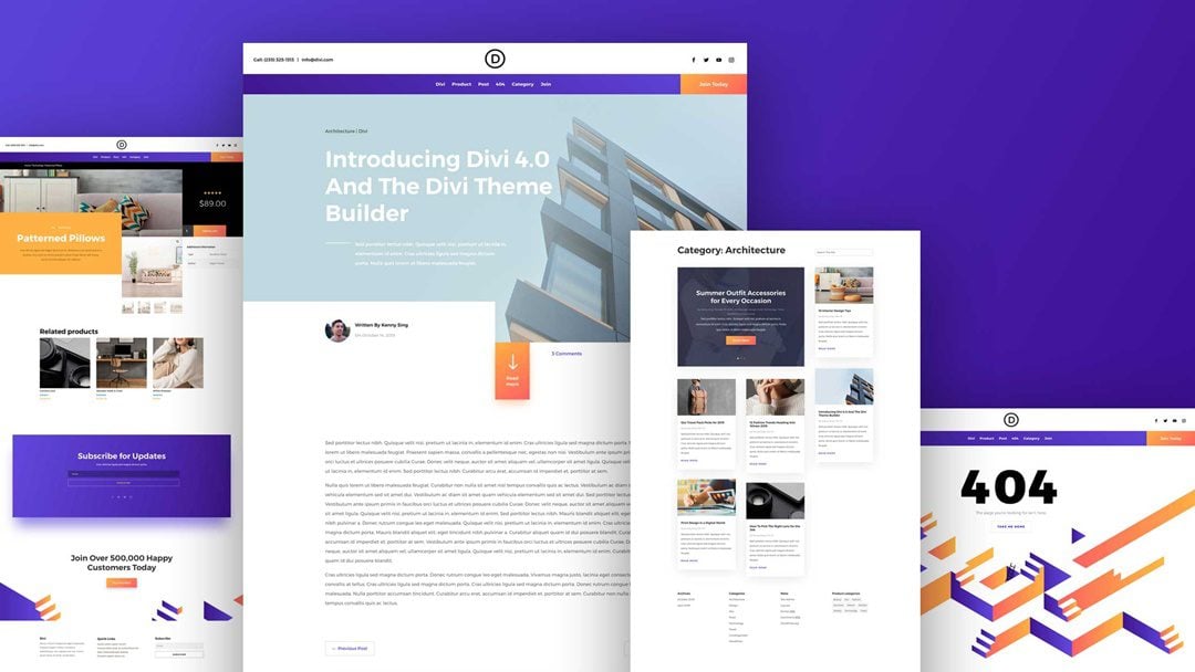 Download The First FREE Theme Builder Pack For Divi