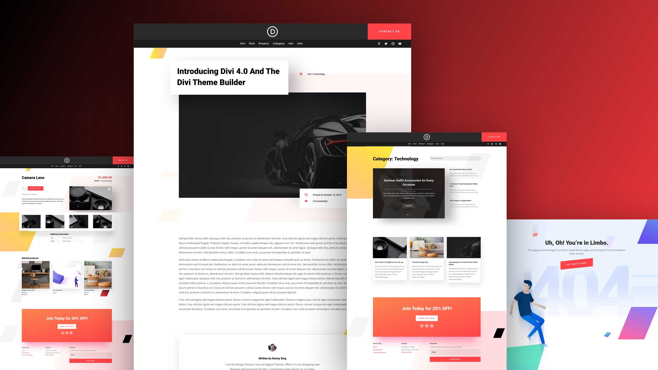 Download the Fourth FREE Theme Builder Pack for Divi