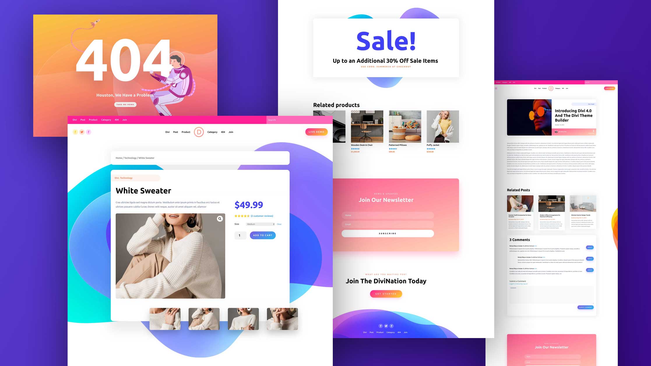 Download the Sixth FREE Theme Builder Pack for Divi