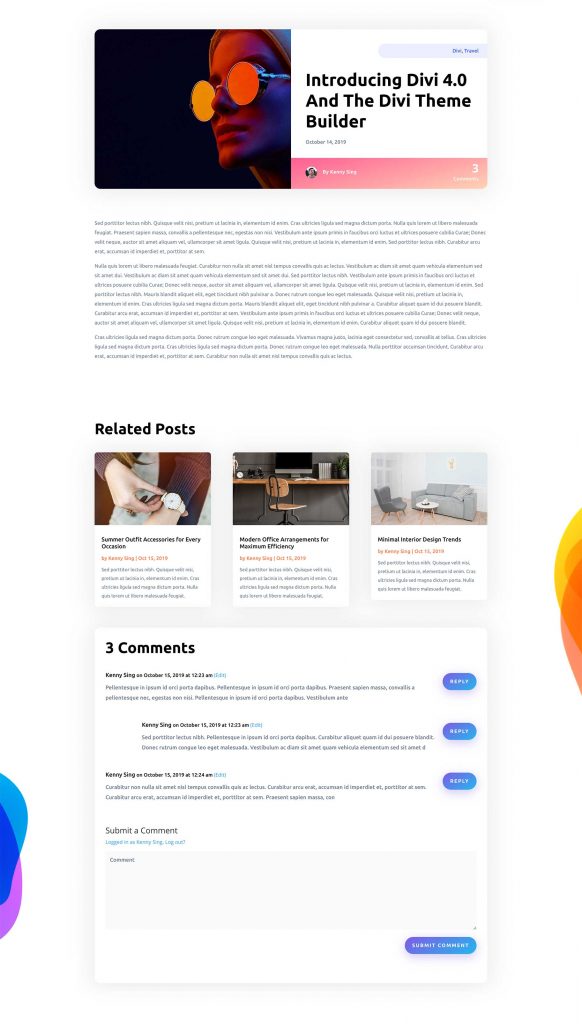 Download the Sixth FREE Theme Builder Pack for Divi
