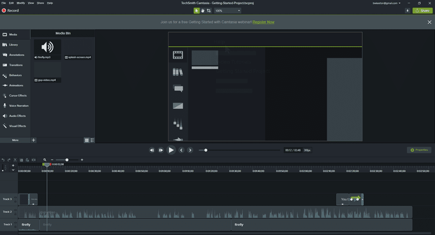 Camtasia Video Editor