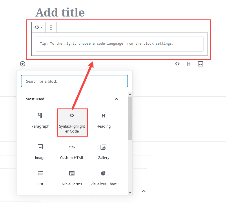 Highlighted Code Snippets