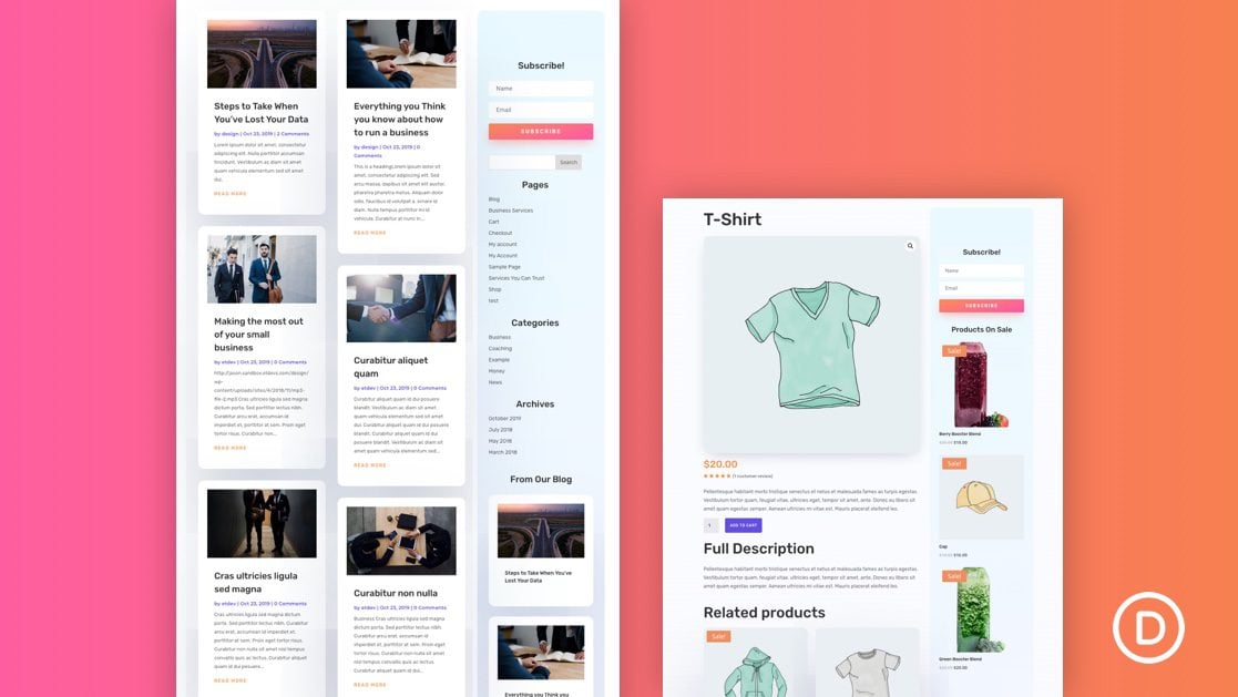 A Guide to Using Sidebars with the Divi Theme builder