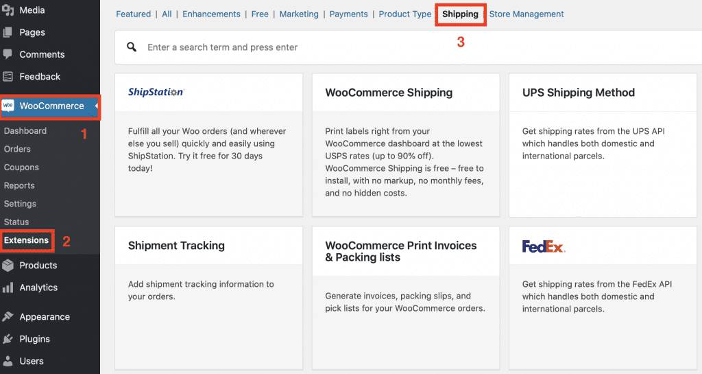 WooCommerce Shipping