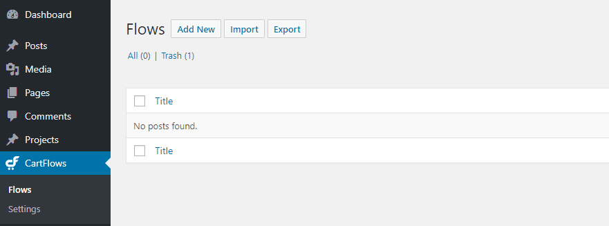 Your CartFlow funnels.