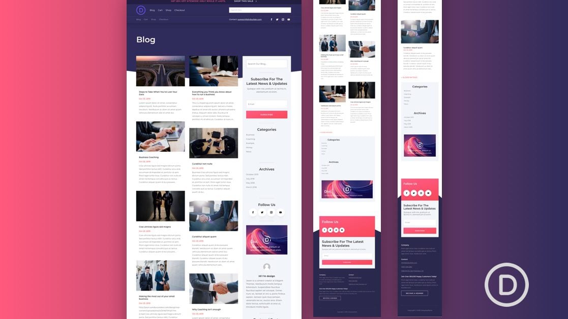 How to Optimize Your Sidebar on Mobile Using the Divi Theme Builder