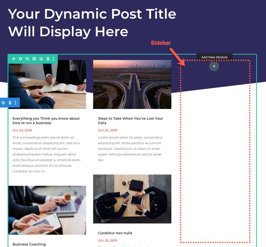 Optimize Divi Sidebar