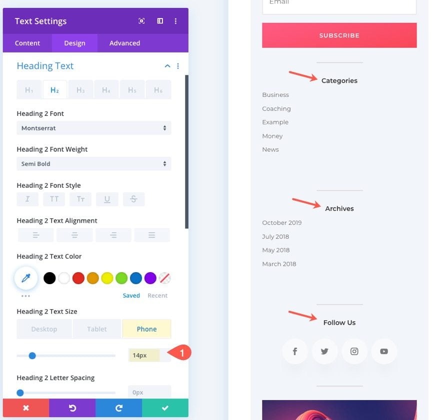 Optimize Divi Sidebar on Mobile