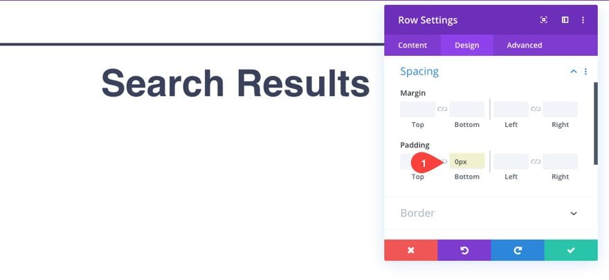 Divi Search Results Page Template