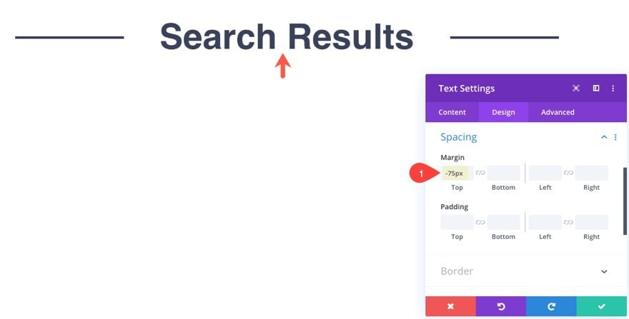 Divi Search Results Page Template