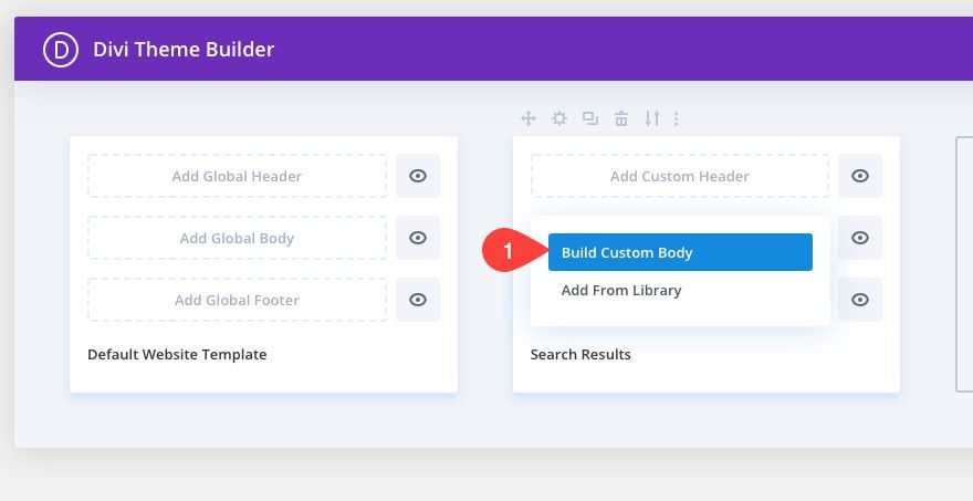 Divi Search Results Page Template