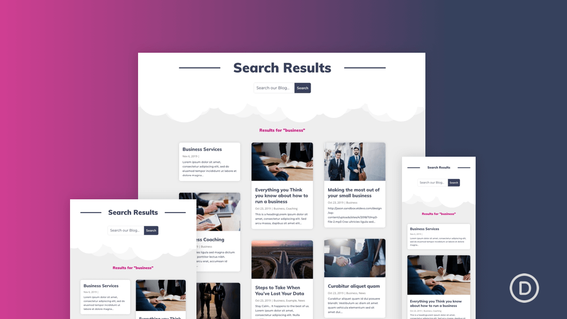 How to Create a Search Results Page Template in Divi