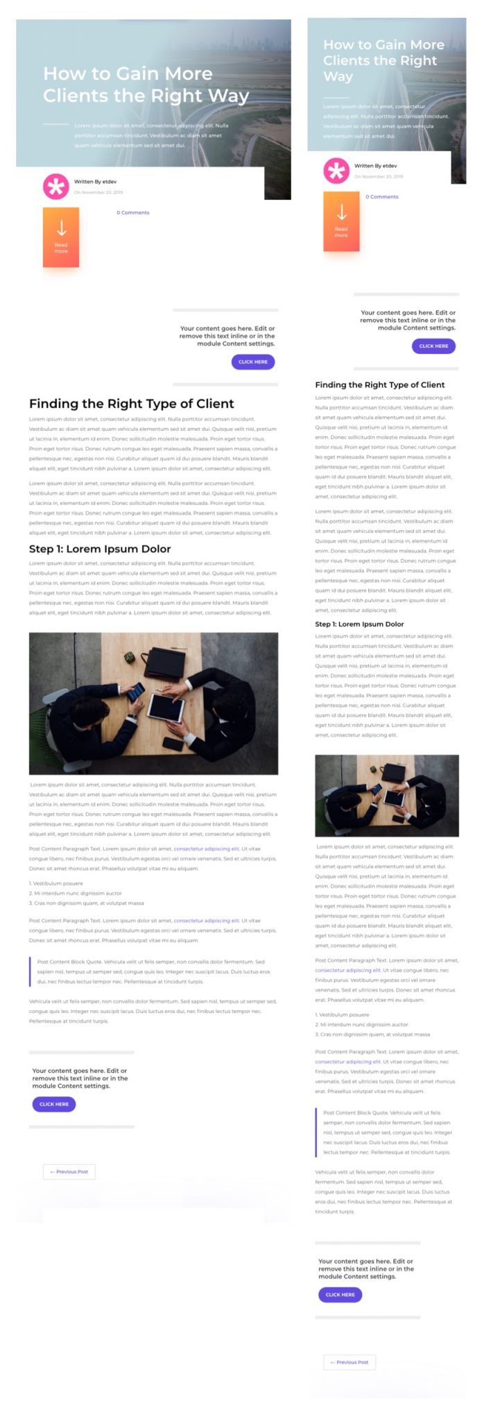 Sidebar Cta Example How to Add Sticky Sidebar CTAs to a Blog Post Template in Divi