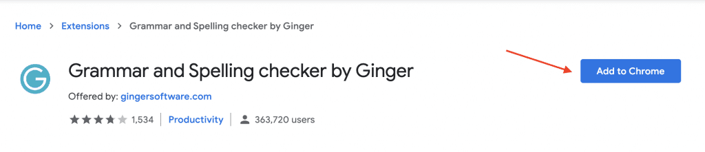 ginger grammar
