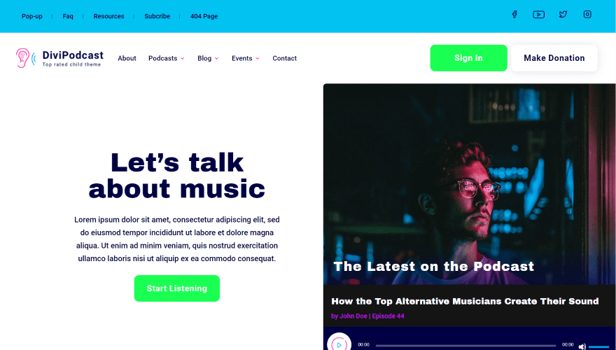 Divi Podcast preview image