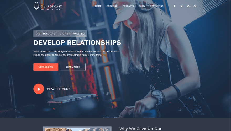 7 Divi Child Themes for Podcasters 2