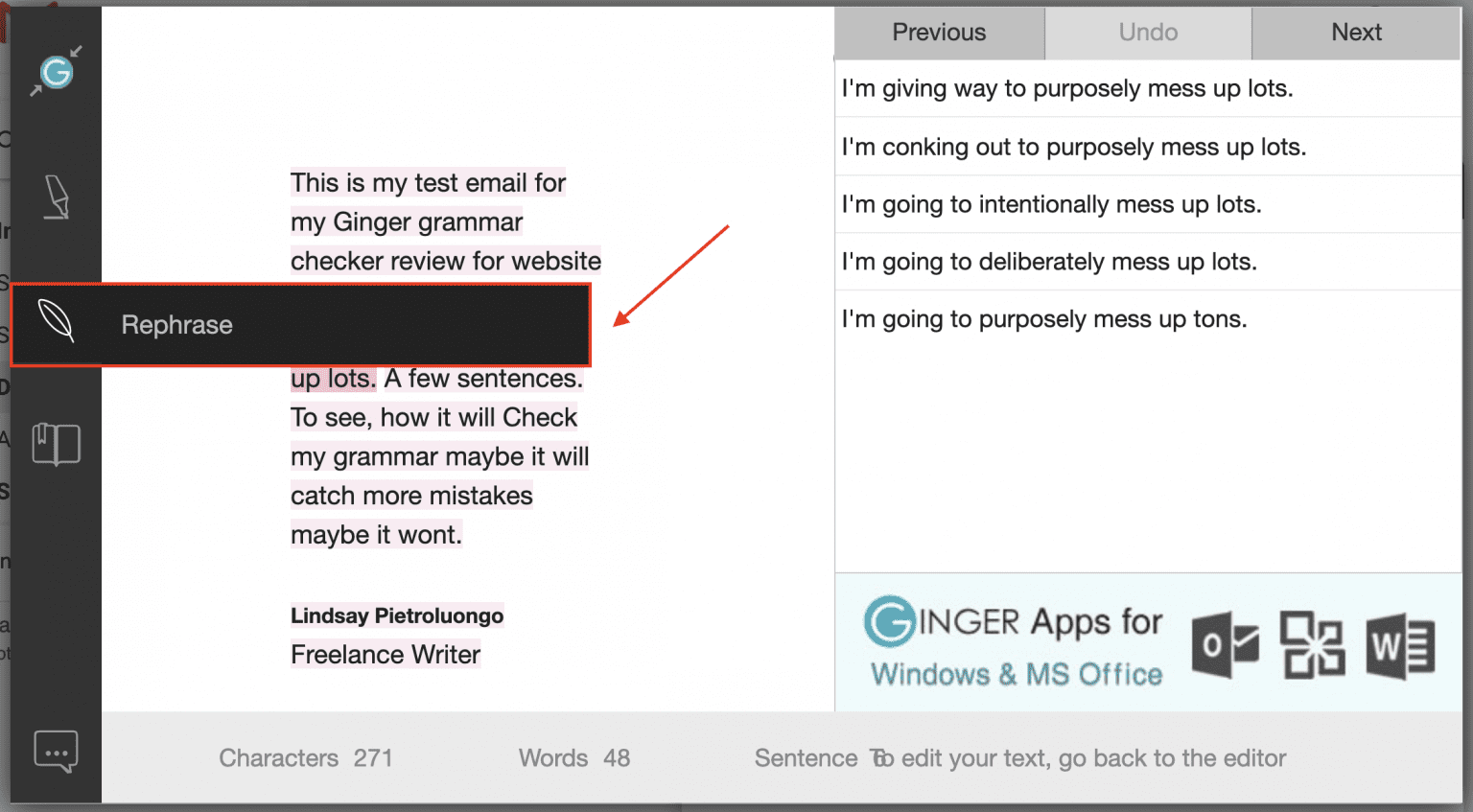 A Guide to Ginger Grammar for Bloggers