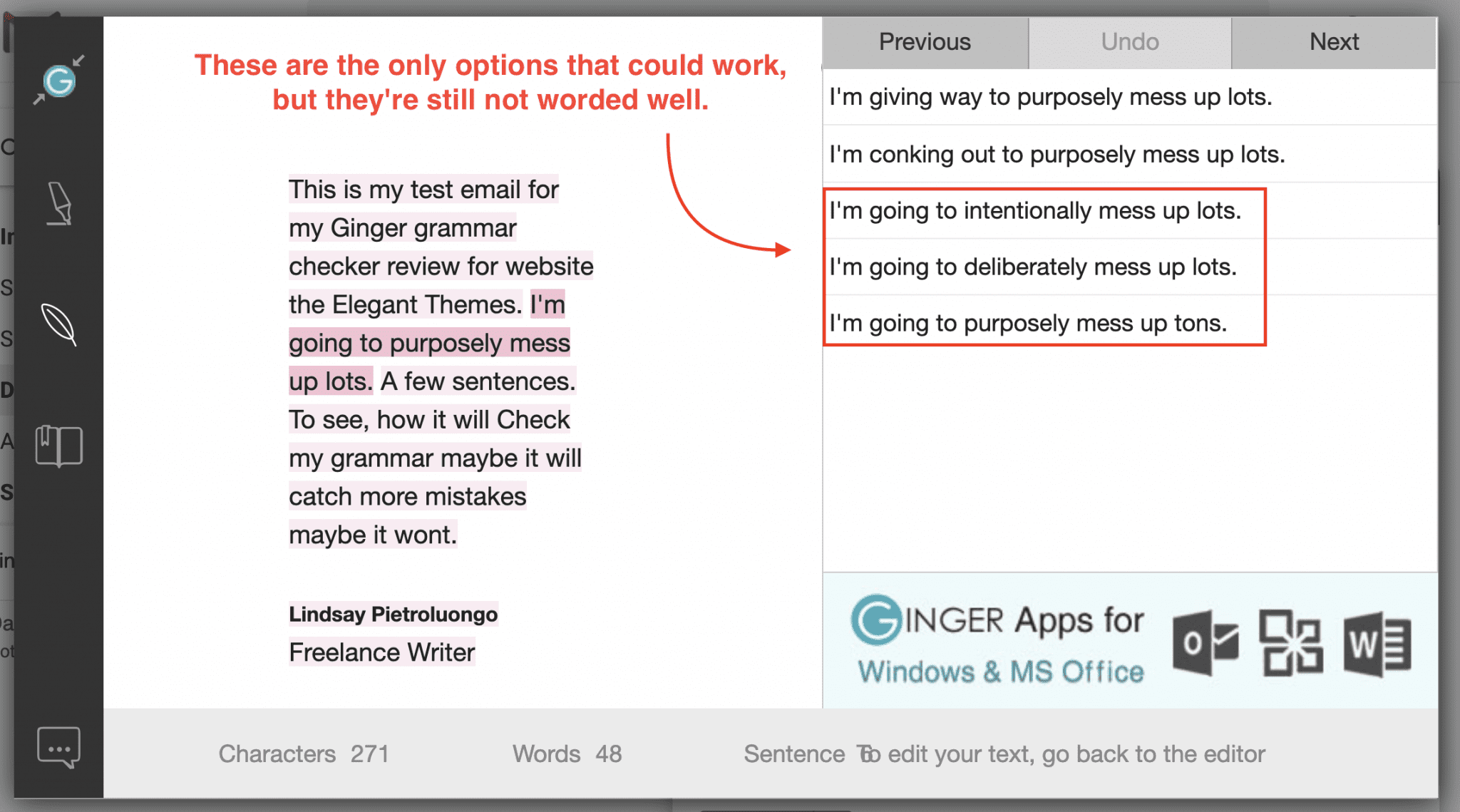 A Guide to Ginger Grammar for Bloggers