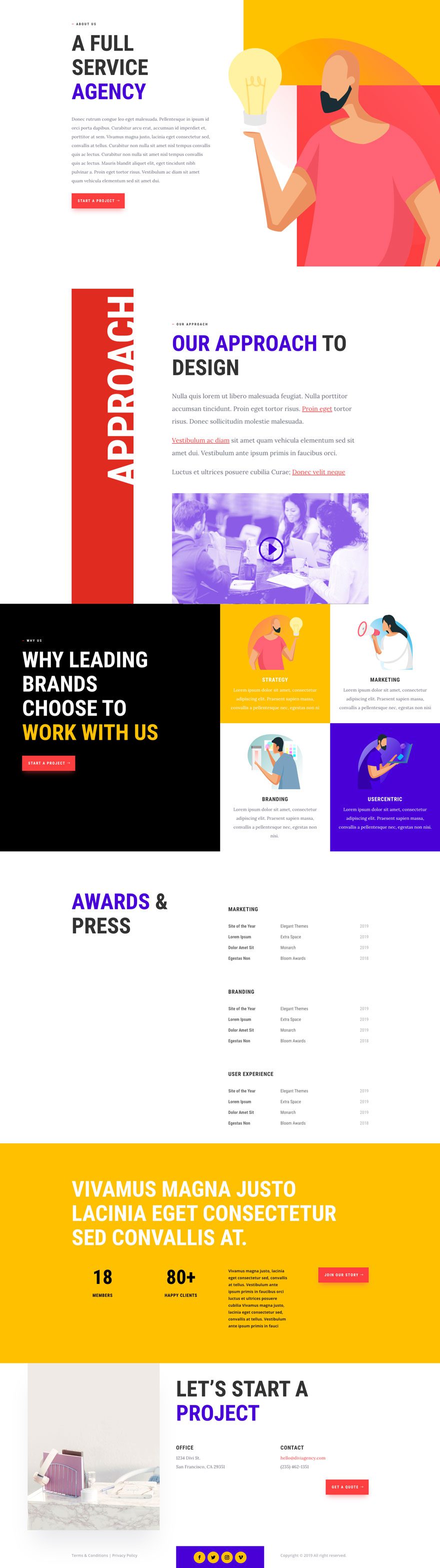 Advertising Agency Layout Pack