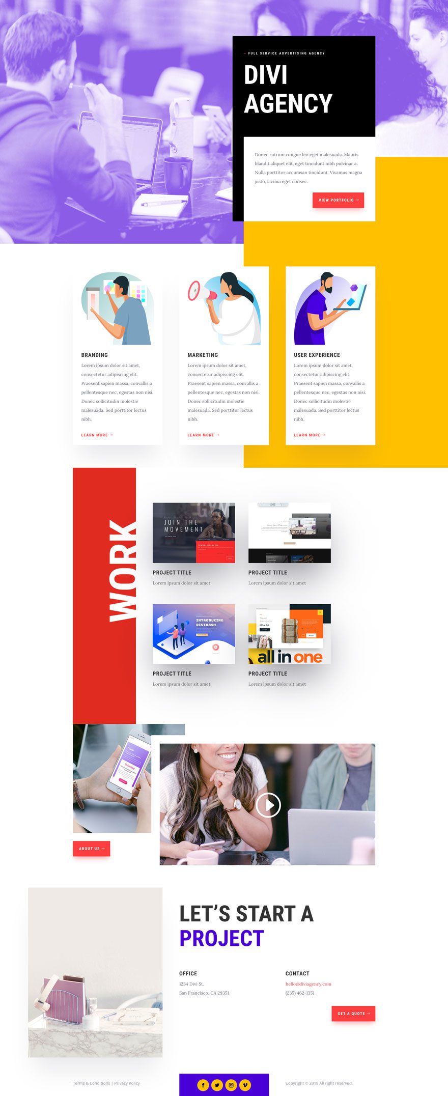 Advertising Agency Layout Pack