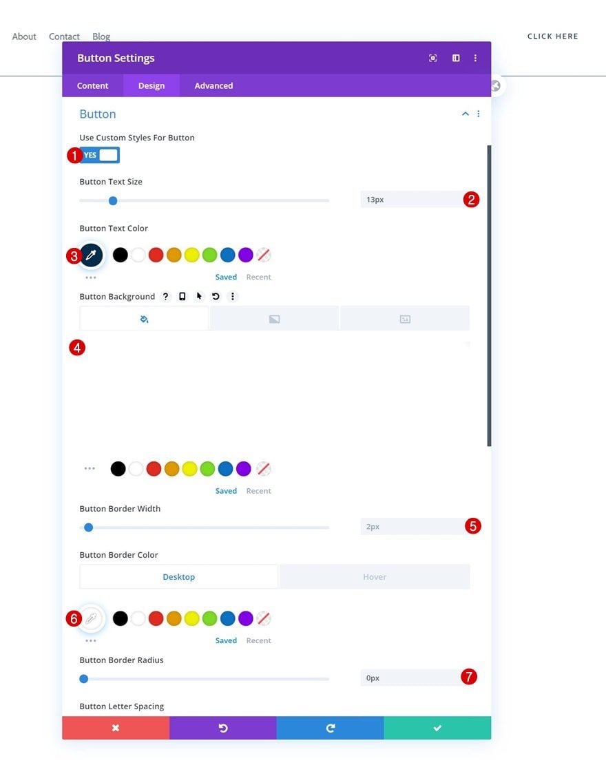 first Divi section